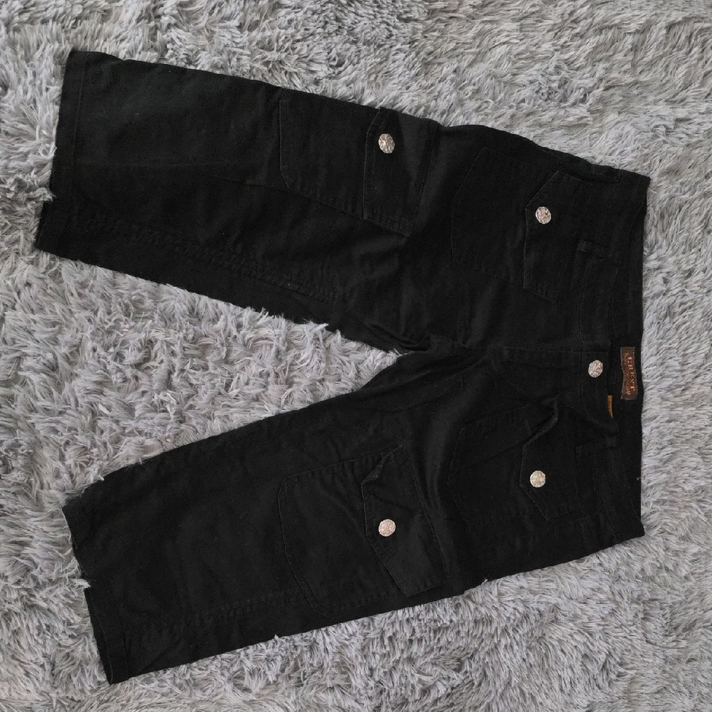 Crest Black Apparel with Orange Label